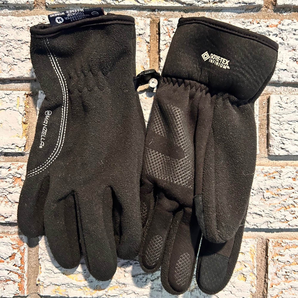 Manzella Tempest Windstopper Gore-Tex Touchtip Gloves Womens Medium Black